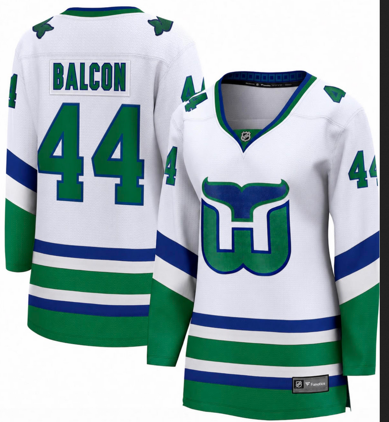 Men Carolina Hurricanes #44 Balcon white 2026 NHL jersey 2026001